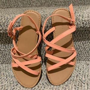 Pink Strappy Sandals